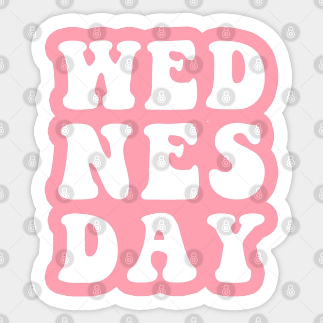 Pink Wednesday Sticker by CityNoir